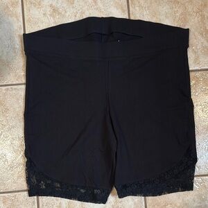 Torrid Black Casual Shorts + Lace